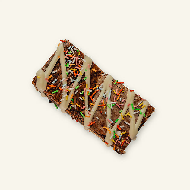 FUNFETTI COOKIE DOUGH BROWNIE